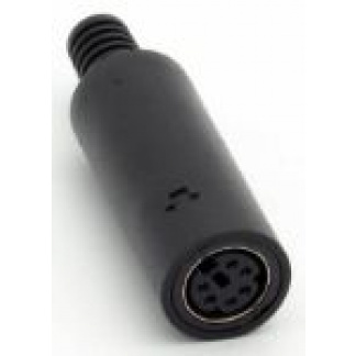 6 Pin Mini-DIN Female Inline