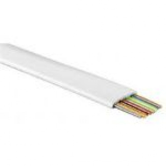 8-Core Modular Flat Telephone Cable 26 AWG 150V (Per Mtr)