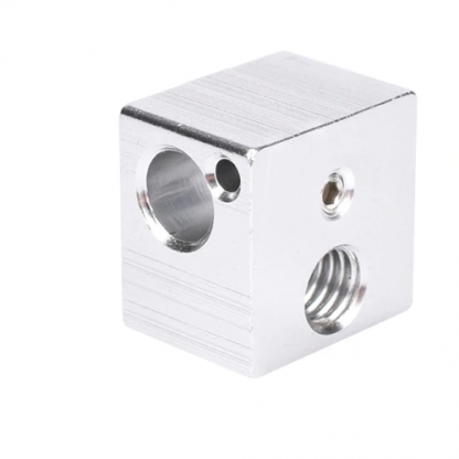 Hot end block with quick change nozzle facility