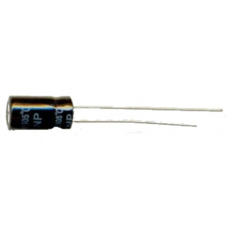 NP Electrolytic Capacitor, 220µF, 16V (5 Pack)