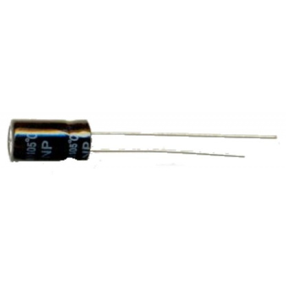 NP Electrolytic Capacitor, 220µF, 16V (5 Pack)