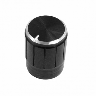 Potentiometer Knob Gold or Black Aluminum 13mm x17mm Volume Control Knob