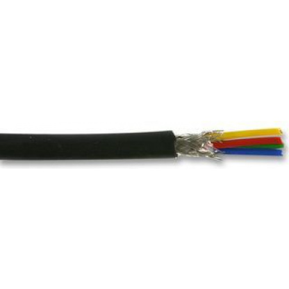 PP000311 -  Multicore Cable, Def Stan 61-12 Part 4 - 7-2-4C, Screened, 4 Core, 0.22 mm² (Per Mtr)