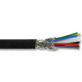 PP000316 -  Multicore Cable, Def Stan 61-12 Part 4 - 7-2-8C, Screened, 8 Core, 0.22 mm² (Per Mtr)