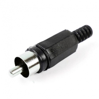 RCA (Phono) Audio / Video Connector Male (Pack of 2)