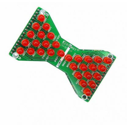 Red LED Electronic HourglassSpeed Adjustable Funny Electronic DIY Kit