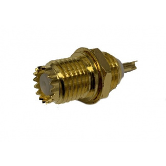 SMA Female Panel Mount Connector-WiFi Router Antenna Chassis/Wall Socket Coaxial