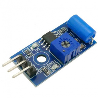 Vibration sensor with switch and sensitivity adjustment SW-420